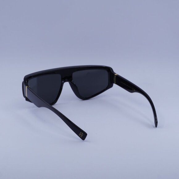 Dolce & Gabbana DG6177 501/87 Sunglasses Black Shield Frame, Grey Lenses main image 12